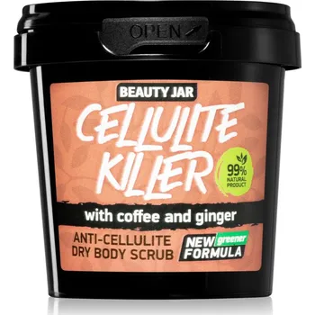 Koupelová kosmetika Beauty Jar Cellulite Killer tělový peeling na celulitidu s mořskou solí 150 g
