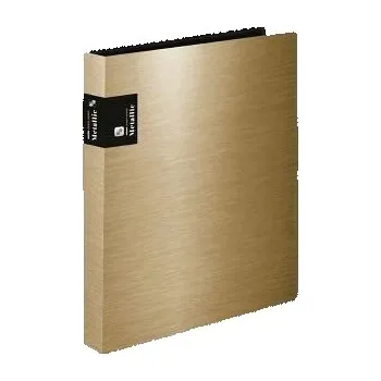 Pořadač A4 lamino R25-2kr. Metallic zlatá