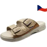 Pánské zdravotní pantofle kožené SANTÉ 517-36 Český výrobek vel. 44