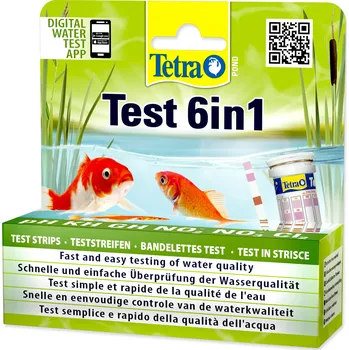 Akvarijní chemie TETRA Pond Test 6 in 1 (25ks) (x)