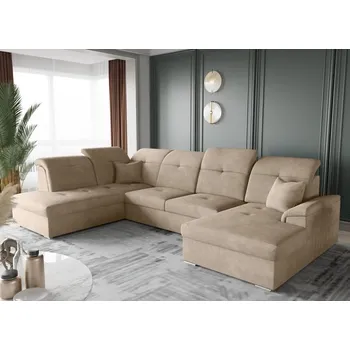 Sedací souprava Rohová sedací souprava do U - Bono - světle hnědá Varianta: Levá