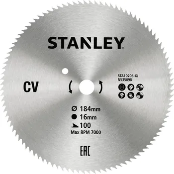 Pilový kotouč Pilový kotouč 184x16mm, 100 zubů STA10205 STANLEY
