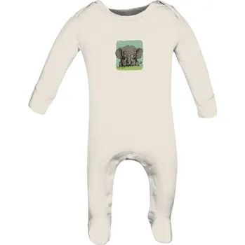 Kojenecký body Dětské body Long s potiskem Sloneček (Dětské Dupačky) dětské