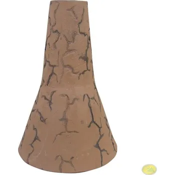 Osvětlení do terária Keramický kryt na UV lampu hnědý