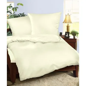 Povlečení Olzatex povlečení bavlněný satén UNI smetanové