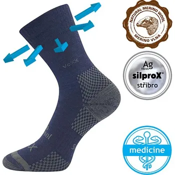Pánské ponožky VoXX Menkar sportovní ponožky tmavě modré Velikost: 35-38 (23-25)