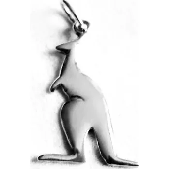 Přívěsek Stříbrný přívěsek klokan - P703 (Stříbrný přívěsek klokan Bohemians)