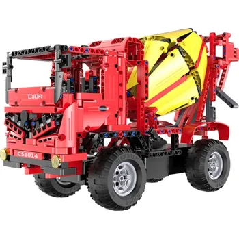 RC model auta Double Eagle Betonárenský mix stavebnice 2 v 1 červený/žlutý