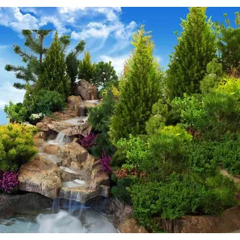 Zahradní jezírko Umělý potok - řečiště imitace kámen SET5