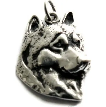 Přívěsek Stříbrný přívěsek Sibiřský hasky- DN6 (Stříbrný přívěsek Sibiřský hasky)