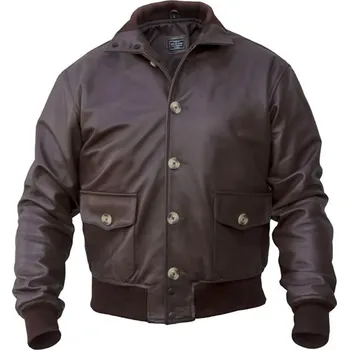 Moto bunda Kožená letecká Usa bunda A-1 - 4Xl