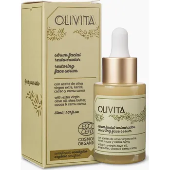 Pleťové sérum LA CHINATA Koncentrované Regenerační Pleťové Sérum s Extra Panenským Olivovým Olejem, Bambuckým Máslem, Kakaem a Camu Camu OLIVITA