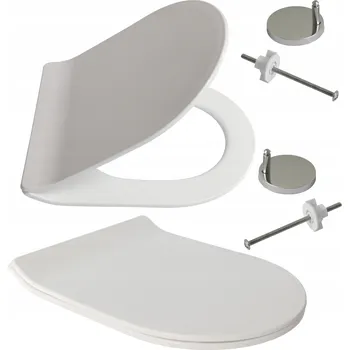 WC sedátko WC prkénko s pomalým sklápěním Estiva SLIM PLUS Polypropylen