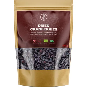 BrainMax Pure BrainMax Pure® Dried Cranberries, Brusinky, BIO, 250 g *CZ-BIO-001 certifikát