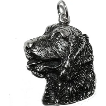Přívěsek Stříbrný přívěsek retrívr - DN3 (Stříbrný přívěsek pes retrívr)