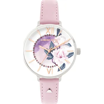 Hodinky Sunday Rose dámské designové hodinky Day Dream Leather
