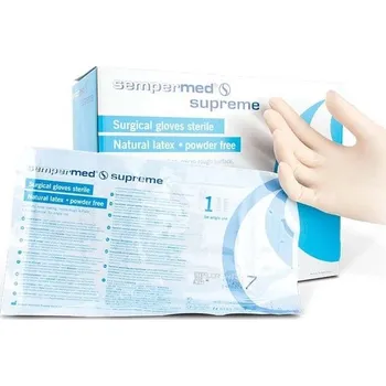 Vyšetřovací rukavice Chirurgické rukavice Sempermed Supreme latex, sterilní, nepudrované - pár :: Velikost 7