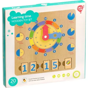 Dřevěná hračka Lucy & Leo Učíme se hodiny
