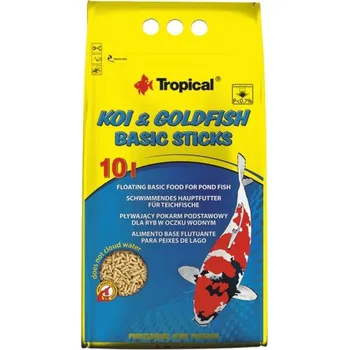 Krmivo pro rybičky TROPICAL POND Koi-Goldfish Basic sticks 21L / 1,6kg