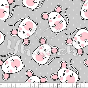 Fleece antipiling, Myšky na šedé