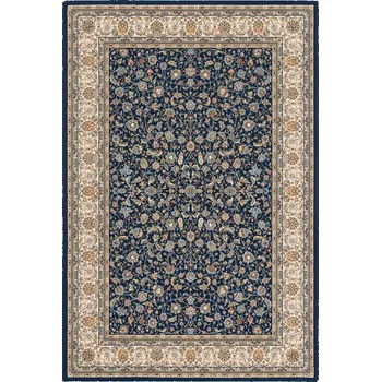 Koberec Kusový koberec Ragolle Da Vinci 57221 3434 modrý krémový Rozměr: 67x140 cm