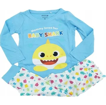 Bing Pyžamo BABY SHARK dlouhé Barva: Modrá, Velikost: 92