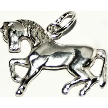 Přívěsek Stříbrný přívěsek kůň mustang - P3 (Stříbrný přívěsek koně mustang)