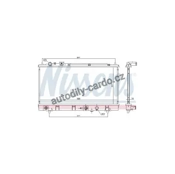 Chladič motoru Chladič motoru NISSENS 69463