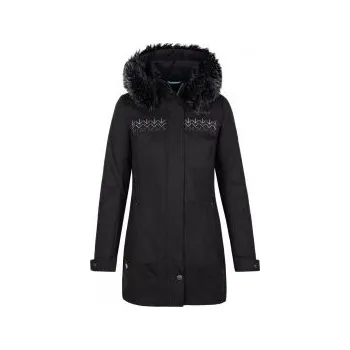 Kilpi PERU-W černá 36; Černá bunda + DÁREK DLE VÝBĚRU!