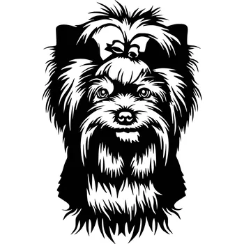 Vsepropejska Jorkšírský teriér 4 dřevěná dekorace na zeď Rozměr (cm): 38 x 24