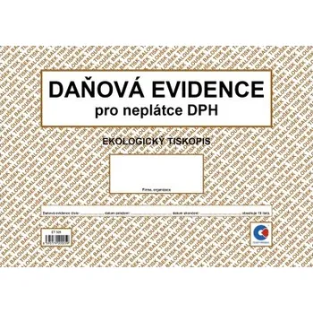 Tiskopis Daňová evidence A4 neplátce DPH