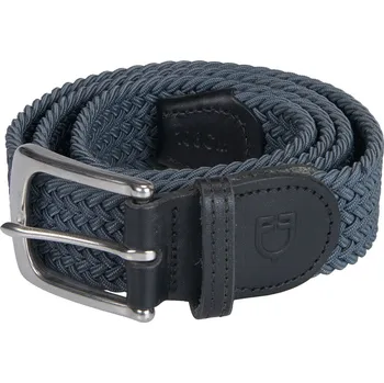 Opasek EQUESTRO Pásek elastický Crossed Equestro, grey Délka: 108 cm