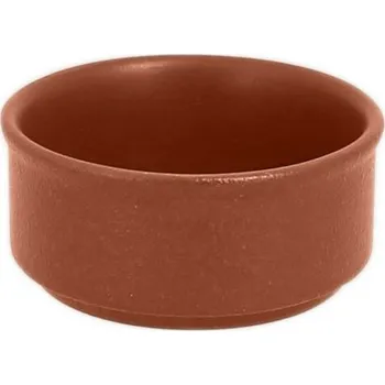 Omáčník RAK Porcelain RAK Miska Ramekin stohovatelný 10 cl, hnědá | RAK-NFBABR02BW