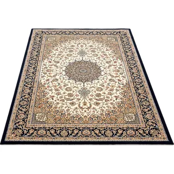 Koberec Kusový koberec Ragolle Da Vinci 57178 6434 krémový modrý Rozměr: 80x150 cm