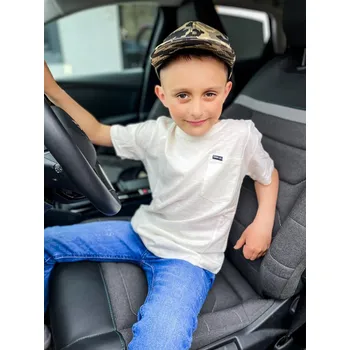 Dívčí oblečení Jednobarevné tričko s krátkým rukávem bílé, Velikost 13-14 roků