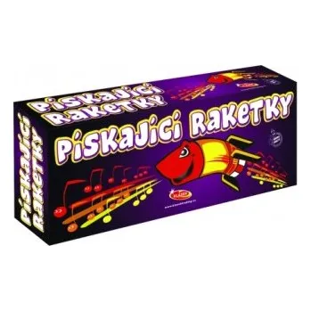 Zábavní pyrotechnika Pískající raketky 144 ks
