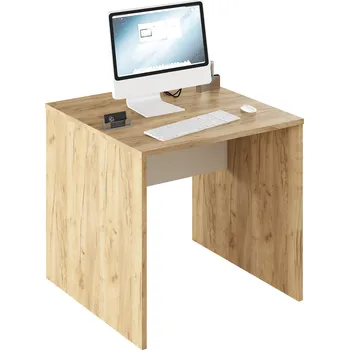 Psací stůl Psací stůl, dub artisan/bílá, RIOMA TYP 17