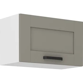 Kuchyňská skříňka Horní skříňka na digestoř LUNNA SVĚTLE ŠEDÁ / BÍLÁ 60 GU-36 1F