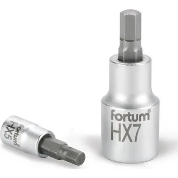 Gola hlavice Hlavice zástrčná Fortum (4701606) hlavice zástrčná imbus, 1/4", HX 6, L 38mm, CrV/S2