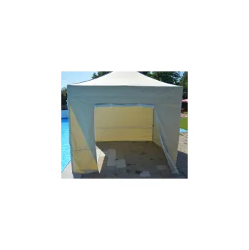 Zahradní stan Bočnice na nůžkový stan - délka 3m, vchod sand (šedozelená)