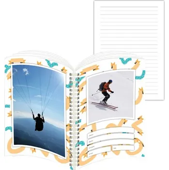 Blok Linkovaný fotonotes 8 mm, A5, Twin-wire, 64 stran (A5)