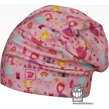 Čepice Flísová čepice Dráče - Yetti 13, růžová, princezny Barva: Růžová, Velikost: 50-52