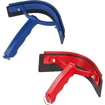 Čištění pro koně Stěrka na vodu a pot plastová modrá