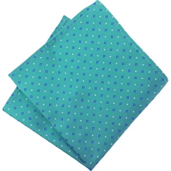 Pánské sako HEDVA ČESKÝ BROKÁT Kapesníček ČH 409 čtvereček zelená KRB