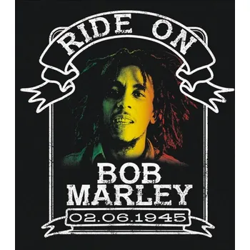 Nášivka nášivka na záda, zádovka Bob Marley - Ride On