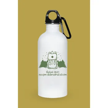 Láhev Turistická láhev Řekni ano novým dobrodružstvím Varianta: 400 ml