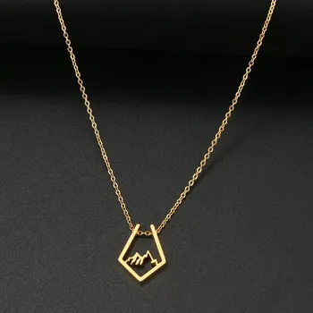 Náhrdelník Náhrdelník Hory 2 - zlatý