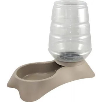 Miska pro psa KERBL Zásobník s miskou na vodu pro psy a kočky popelavě hnědý