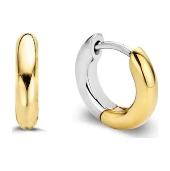 Náušnice Kruhové zlacené náušnice TI SENTO Mix & Match 7210SY