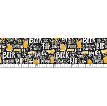 Fleece antipiling, Pivo na černé